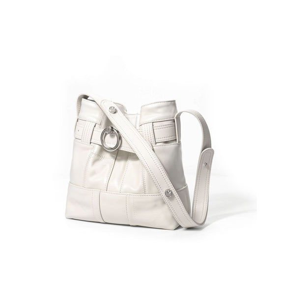 Bolso Bucket de Cuero Genuino con Costura Artesanal