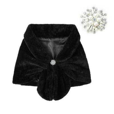 Chal de Pelaje Sintético Elegante para Mujer - Image 7