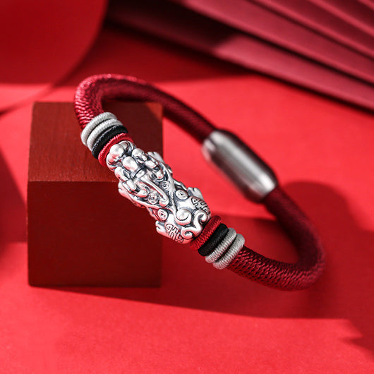 Pulsera Nudo Diamante Brave en Plata Pura 99 - Image 5