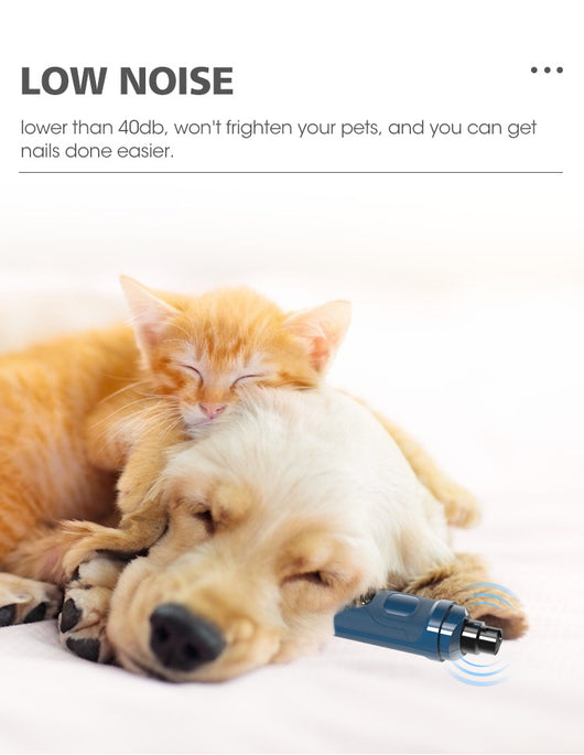Cortauñas para Mascotas con LED, Doble Velocidad y Carga USB - Image 12