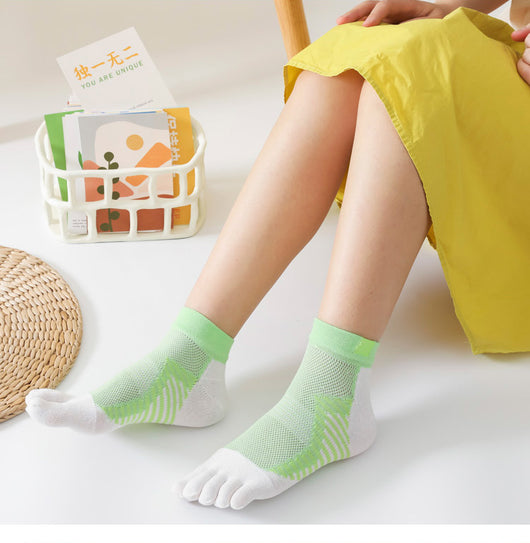 5 Pares de Calcetines Deportivos con Dedos Separados para Mujer - Malla Transpirable - Image 16