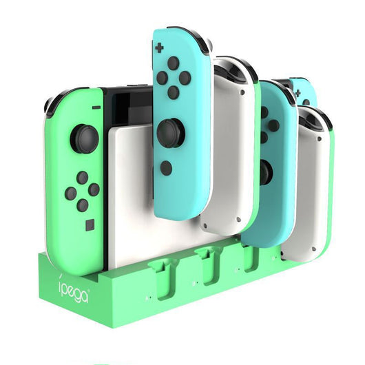 Red and black ípega charging dock for Nintendo Switch Joy-Cons, designed to charge multiple controllers. - Image 23