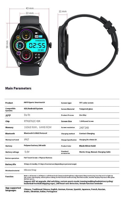 Reloj Inteligente Deportivo Multifunción para el Hogar - Image 9