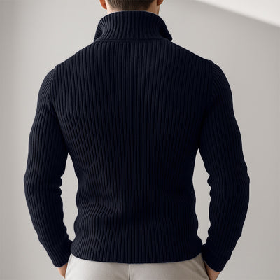 Cardigan Cuello Alto con Cierre de Cremallera para Hombre - Image 18