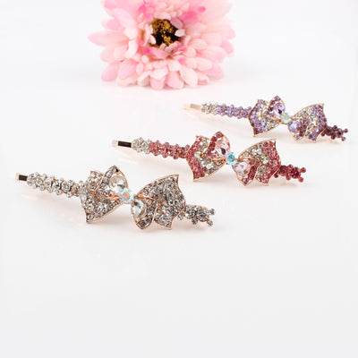 Pasador de Cabello con Strass - Clip Lateral Elegante para Mujer - Image 9