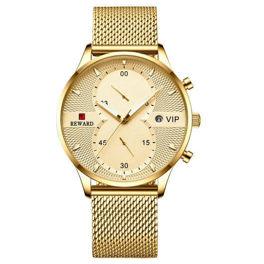 Reloj de Hombre Sumergible con Calendario y Movimiento de Cuarzo - Image 8