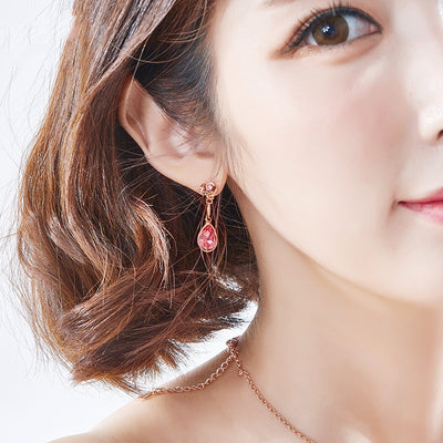 Aretes de Rosa Europeos y Americanos - Diseño Minimalista y Elegante - Image 2