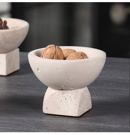 Bandeja de Mármol Natural para Frutas y Decoración de Escritorio - Image 11