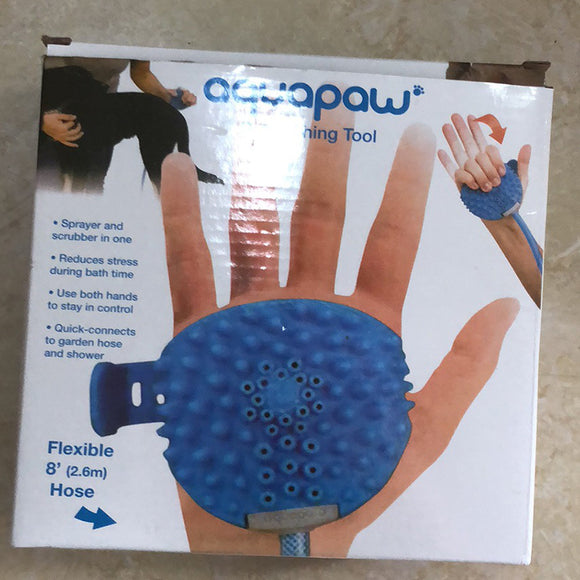Cepillo de Baño Masajeador para Perros y Gatos con Cabezal de Ducha de Silicona