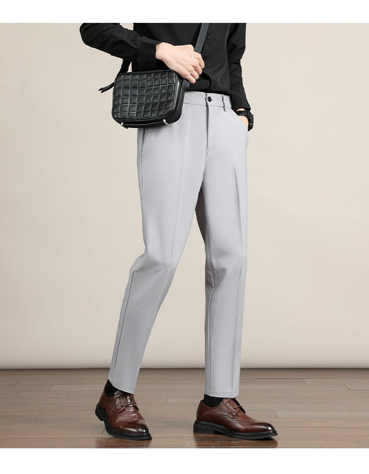Pantalón de Vestir Hombre Coreano Corte Drop-crotch Tendencia - Image 25