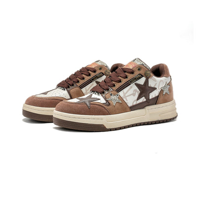 Zapatos Retro Brown Star para Hombre - Image 9