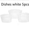 Platos Blancos 5 Piezas