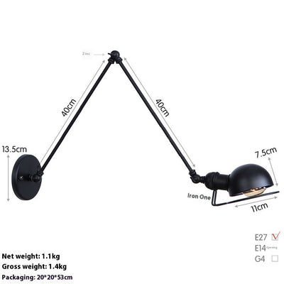 Lámpara LED de Pared Articulada para Estudio y Dormitorio - Image 40