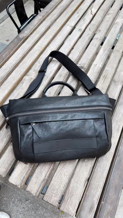 Bolso Bandolera de Cuero Premium para Hombre - Image 12