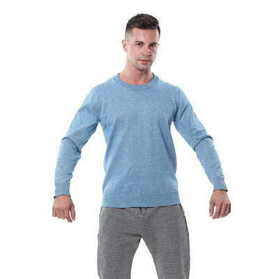 Playera Protectora Cuello Redondo Azul para Hombre - Image 17