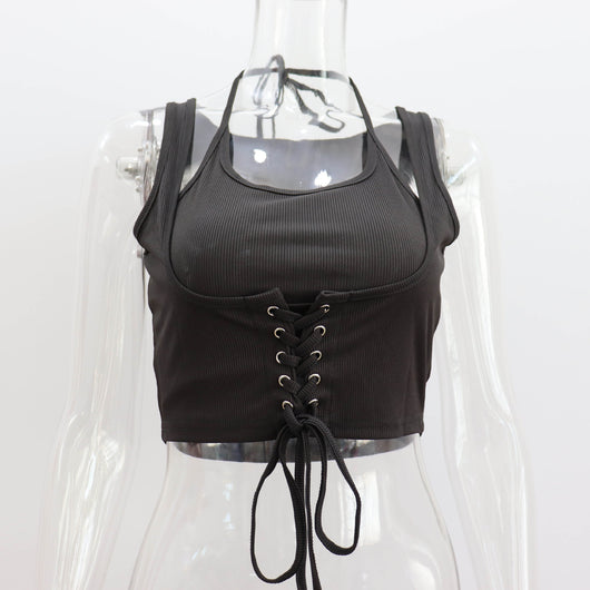 Blusa Sin Mangas con Amarre al Cuello - Image 7