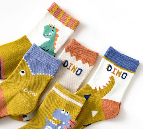 Calcetines Tubulares con Dinosaurios 3D para Niños y Niñas - Image 3