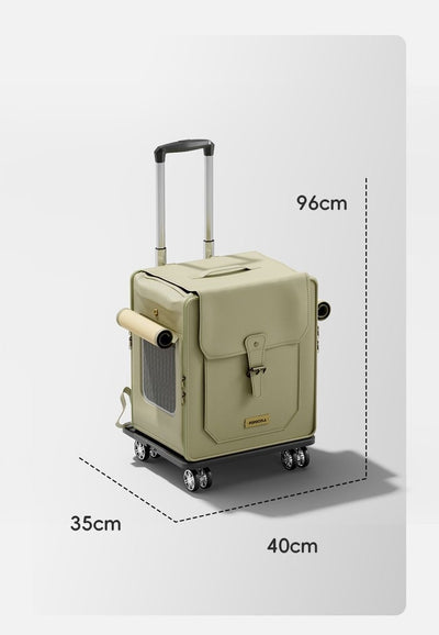 Transportín Plegable Grande para Gatos con Ruedas y Ventilación - Image 14