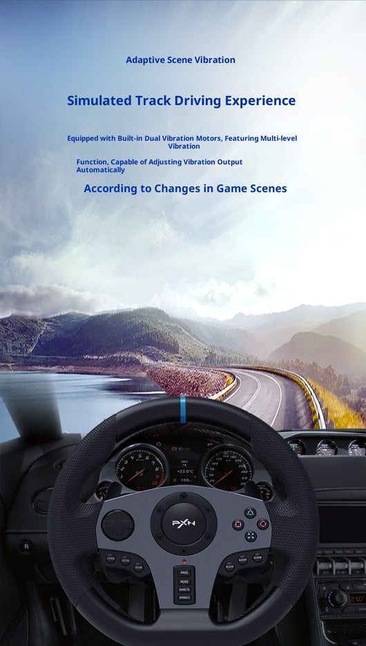 Volante de Carreras PXNV9 Compatible con PC, PS3, PS4 y Xbox One - Image 14
