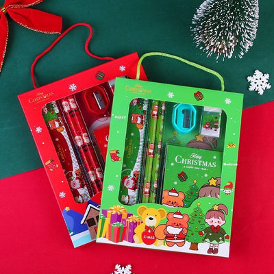 Set de Papelería Portátil 6 Piezas - Caja de Regalo Navideña para Niños - Image 15