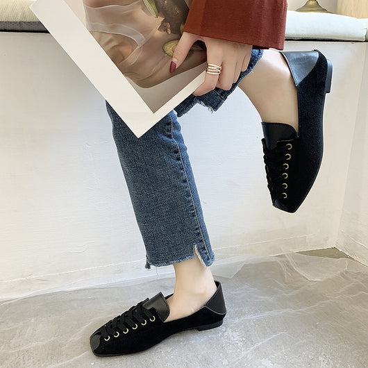 Zapatos Planos Mujer Punta Cuadrada Versátil - Calzado Cómodo para Diario - Image 8