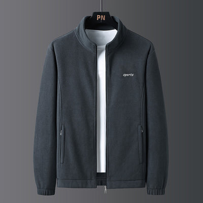Chaqueta Acolchada de Terciopelo para Hombre Talla Grande - Image 5