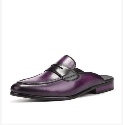 Zapatos Casuales de Cuero para Hombre - Diseño Versátil con Puntera Pronunciada - Image 4