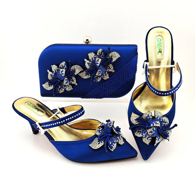 Tacones Altos Puntiagudos con Bolso Coordinado para Eventos - Image 5