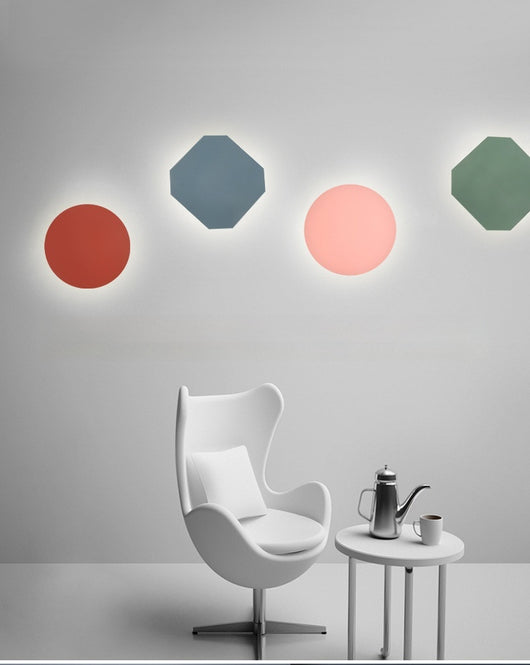 Lámpara de Pared Circular Minimalista para Sala y Dormitorio - Image 26