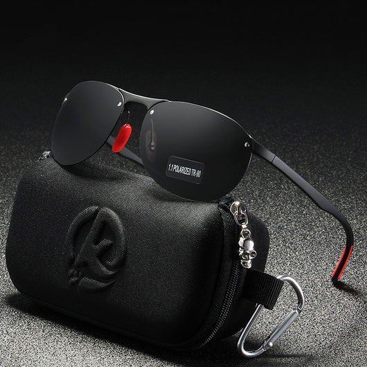 Gafas de Sol Polarizadas TR90 Sin Marco para Exterior