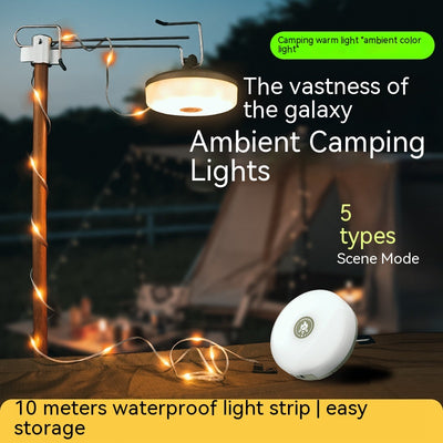 Linterna Camping Recargable 7 Colores con Luz Ambiental - Image 4