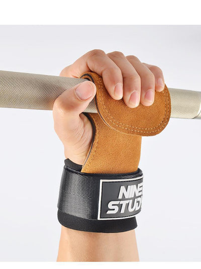 Guantes de Fitness con Soporte de Palma - Cuero Grueso de 3 Capas para Hombre y Mujer - Image 14