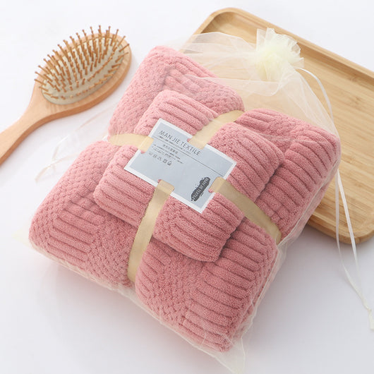 Toalla de Microfibra Coral Absorbente de Alta Densidad - Image 12
