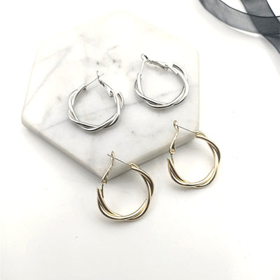 Aretes Nudos Elegantes para Mujer - Image 7
