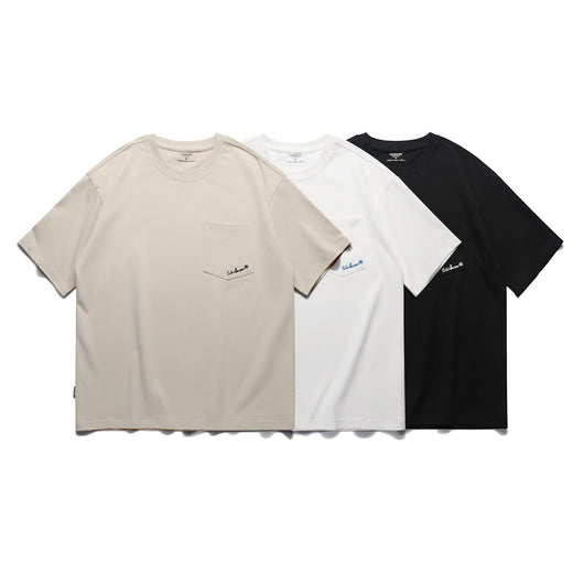 Playera Básica Bordada Cuello Redondo Manga Corta para Hombre - Image 5