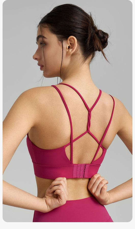 Top Deportivo Mujer Escote U Doble Tirante para Yoga e Intensidad Media - Image 17