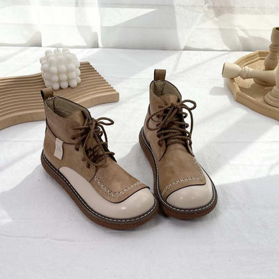 Botas Martin Retro de Encaje para Mujer - Suela Gruesa Otoño Invierno - Image 17
