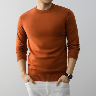 Suéter Minimalista de Cuello Redondo para Hombre - Image 9