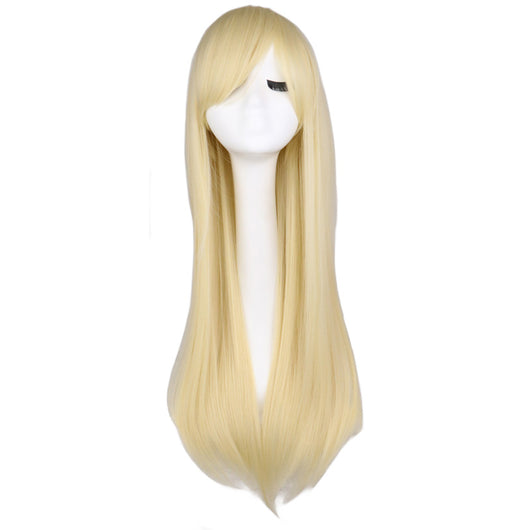 Peluca de Cabello Liso Largo con Base de Malla Mate - Image 37