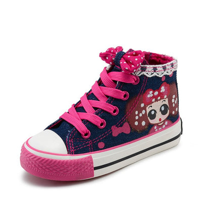 Zapatos de Lona para Niñas Talla 9 - Diseño Otoñal Cómodo - Image 3