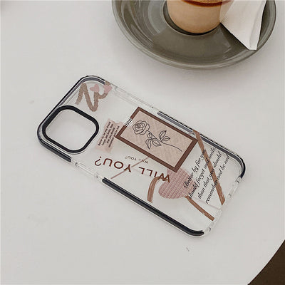 Funda Transparente para Celular Diseño Rosa Helado - Image 10