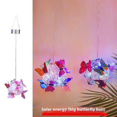 Lámpara Solar Colgante Decorativa con Mariposas Iluminadas - Image 7