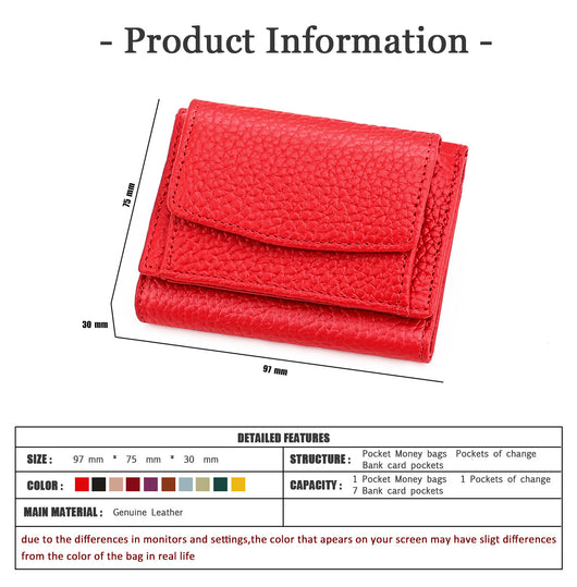 Billetera Compacta para Mujer con Protección Antimagnética - Image 12