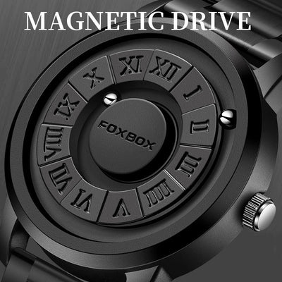 Reloj Magnético de Suspensión Lige para Hombre - Tecnología Black con Diseño Innovador - Image 2