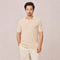 Polo Ejecutivo Slim Fit Tejido Texturizado de Seda de Hielo - Manga Corta para Hombre