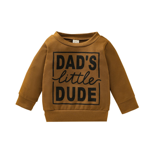 Sudadera Gris para Niños con Estampado de Letras - Image 3