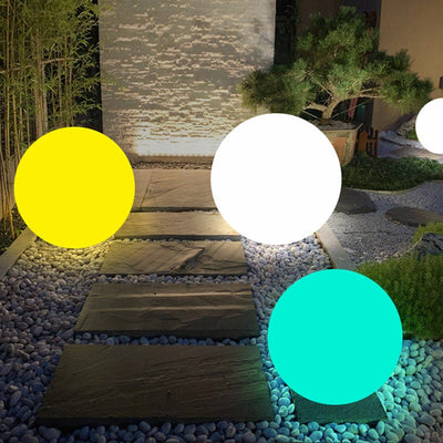 Lámpara Solar Luminosa para Jardín - Esfera Decorativa LED con Energía Renovable - Image 3
