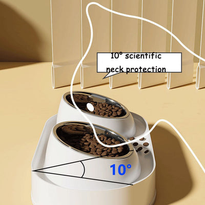Comedero Doble Elevado para Mascotas con Protección Cervical y Base Antideslizante - Image 14