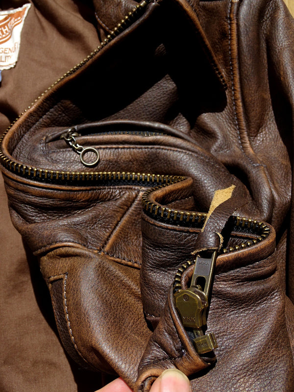 Colgante de Cuero Suave Envejecido para Abrigo de Piel
