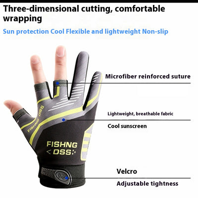Guantes de Ciclismo y Pesca con Protección Solar y Resistencia al Viento - Image 14
